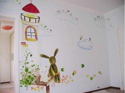 手绘墙如何去装饰设计主卧室和儿童房